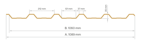 Trapezna pločevina t-35